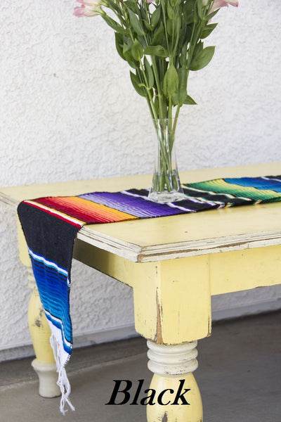 Pesonlook 3 Pack Mexican Blanket Serape Table Runner 14 x 84 Inch