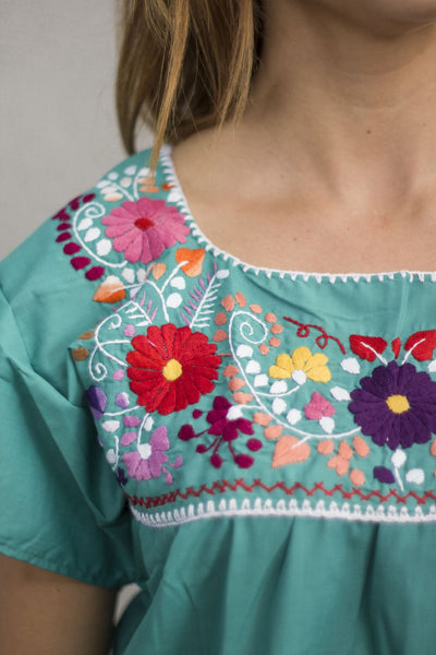 BLUELEA ブルレア Embroidery jacquard blouse 89811ed7b81b77c76a6ba98265cb81