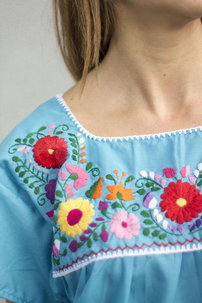 BLUELEA ブルレア Embroidery jacquard blouse 89811ed7b81b77c76a6ba98265cb81
