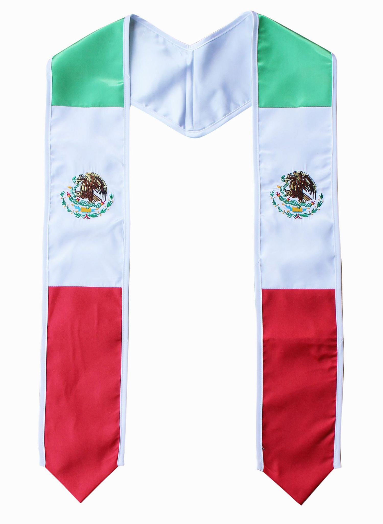 Mex Flag Sash Graduation - Mexican Stole Del Mexico