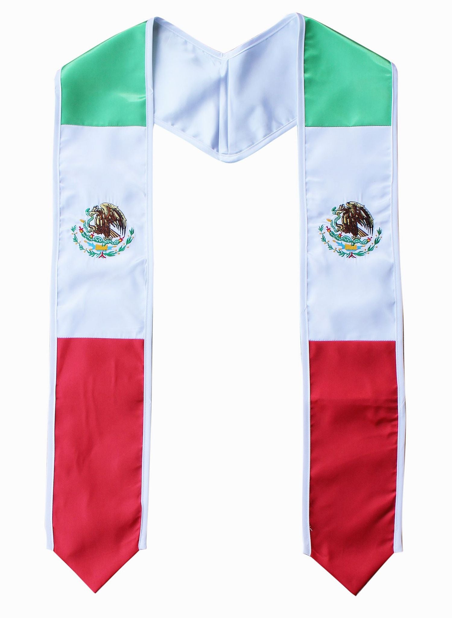 Mexican Mexico Flag Graduation Sash Stole Mexican Mexico Flag Graduation Sash Stole