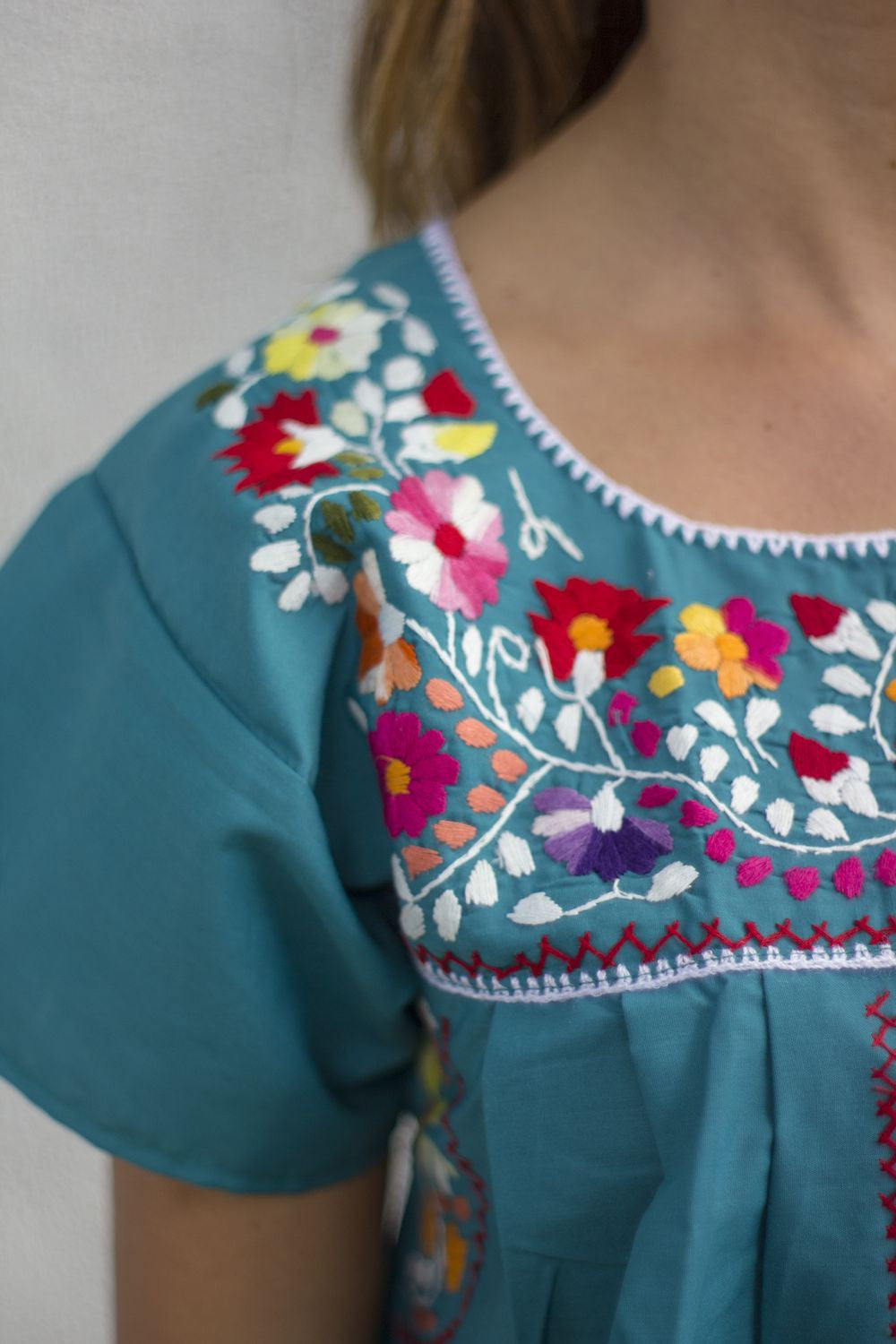 Liliana Cruz Mini Dress- Teal Medium Liliana Cruz Mini Dress- Teal Medium