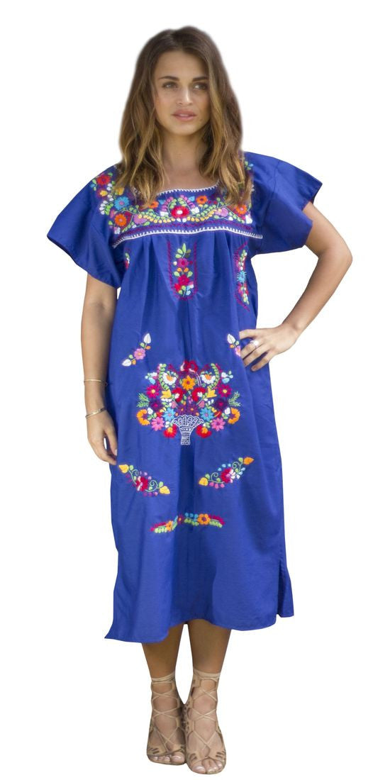 Dress- Blue 2X Dress- Blue 2X