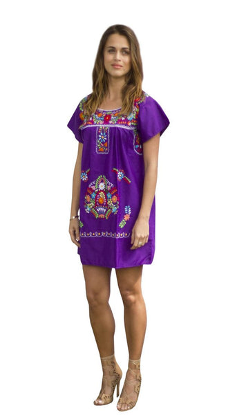 Mini Dress- Purple - Del Mex - 1