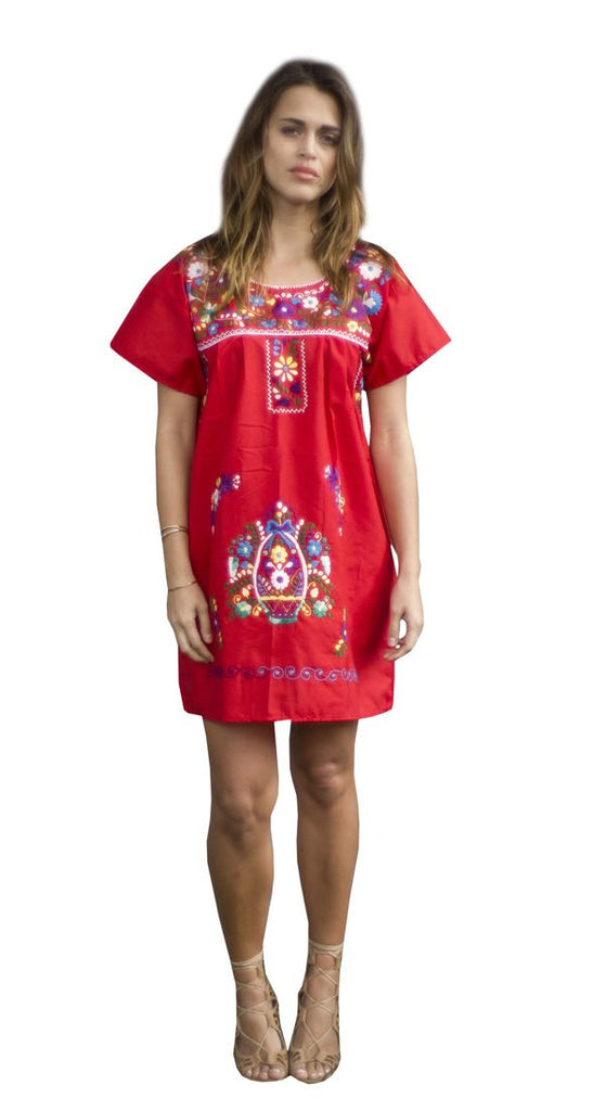Mini Dress- Red - Del Mex - 1