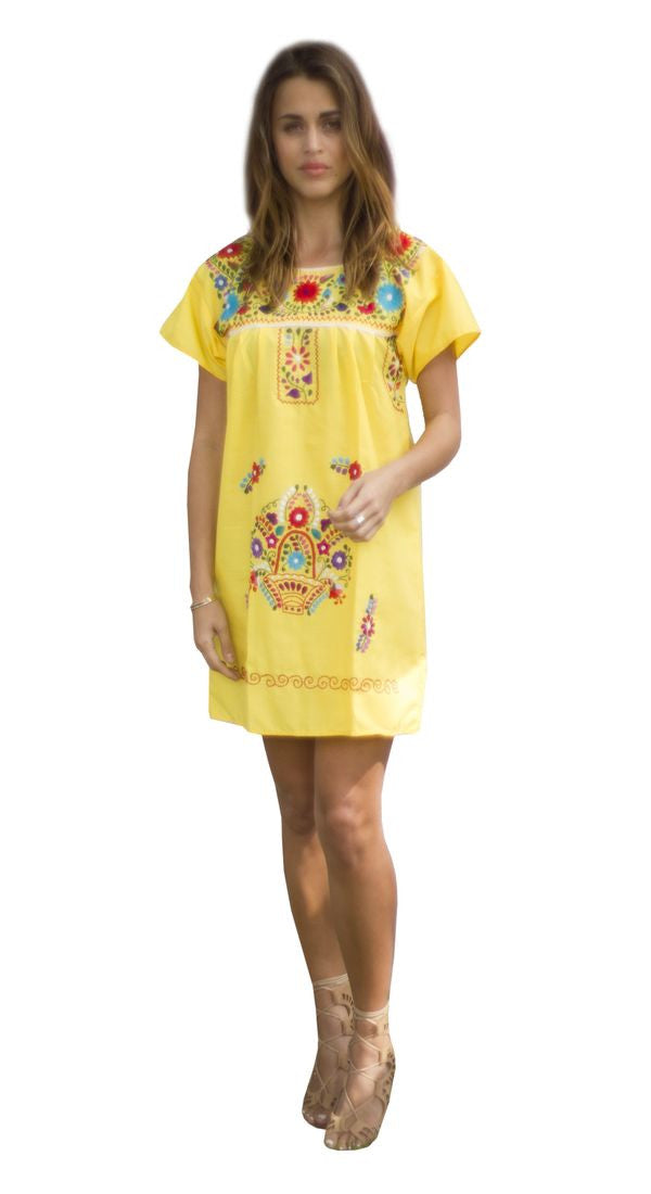 Mini Dress- Yellow X-large Mini Dress- Yellow X-large